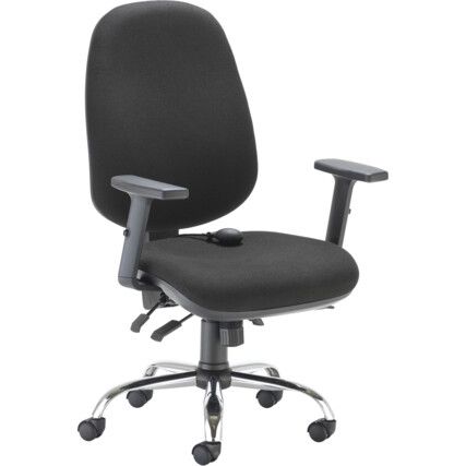 CONCEPT PLUS ERGONOMIC CHAIR WITH LUMBAR PUMP BLACK