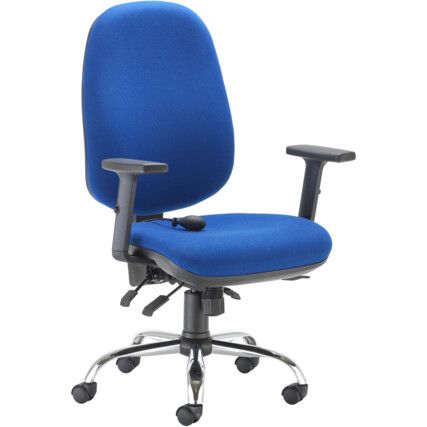 CONCEPT PLUS ERGONOMIC CHAIR WITH LUMBAR PUMP ROYAL BLUE