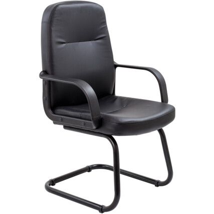 CANASTA VISITOR LEATHER LOOK CHAIR