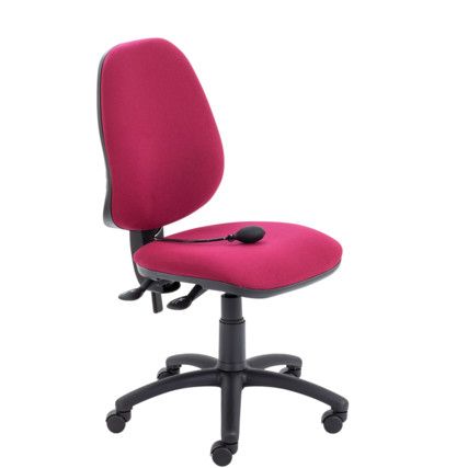 CALYPSO ERGO 2 LEVER CHAIR WITH LUMBAR PUMP - CLARET