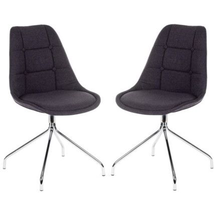 Breakout Reception Chairs Graphite Pack of 2