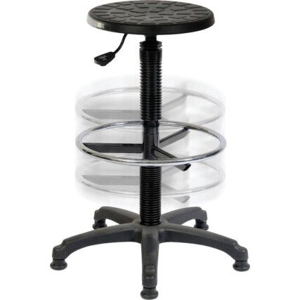 Standard Polly Draughtsman Stool with Adjustable Ring