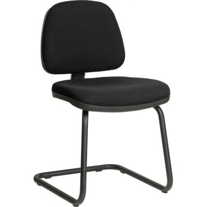 ERGO VISITORS CHAIR CANTILEVER BLACK