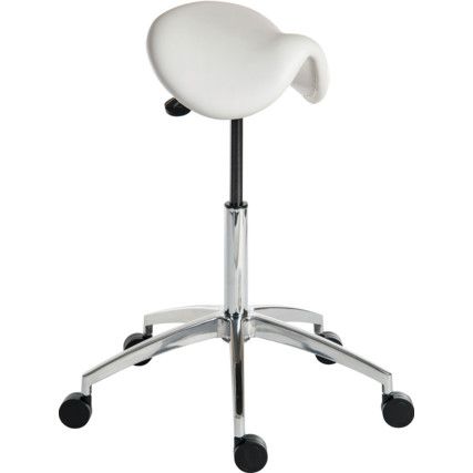 Sit/Stand Stool White