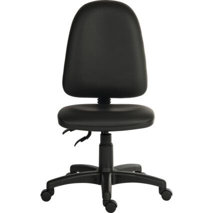 ERGO TWIN DELUXE DRAUGHTMANS CHAIR ADJ. FOOTRING BLACK