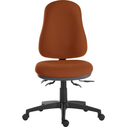 ERGO COMFORT SPECTRUM 24HR CHAIR HOME OFFICE ORANGE MARMALADE