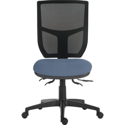 ERGO COMFORT MESH SPECTRUM 24HR OPERATOR CHAIR BLUE STEEL