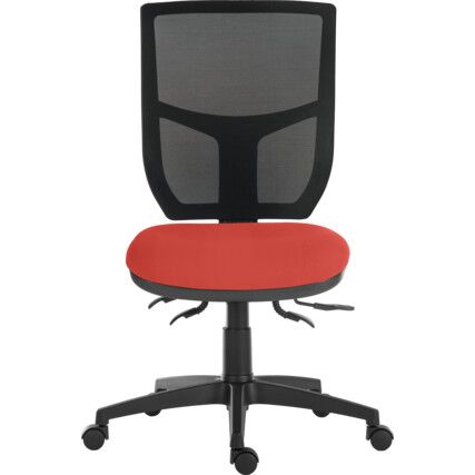 ERGO COMFORT MESH SPECTRUM 24HR OPERATOR CHAIR RED PANAMA