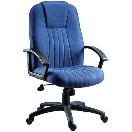 CITY FABRIC EXECUTIVE ARMCHAIR BLUE