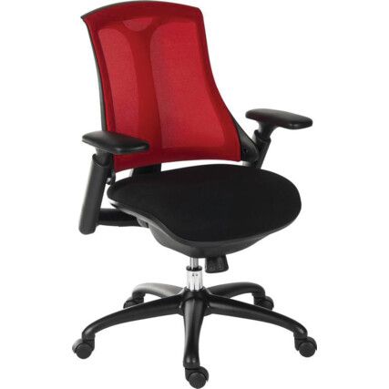 RAPPORT LUXURY MESH EXECUTIVE CHAIR BLACK/RED