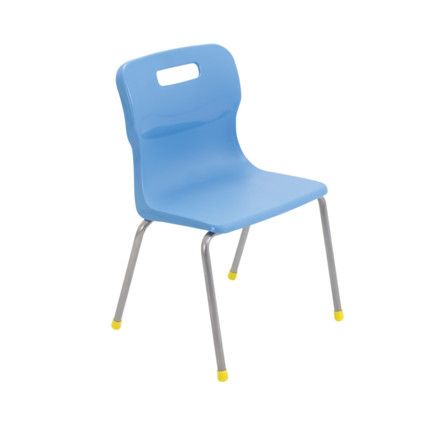 TITAN FOUR LEGGED CHAIR 350mm - SKY BLUE