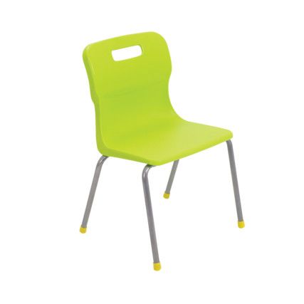 TITAN FOUR LEGGED CHAIR 350mm - LIME