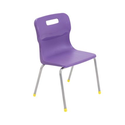 TITAN FOUR LEGGED CHAIR 350mm - PURPLE