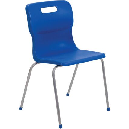 TITAN FOUR LEGGED CHAIR 460mm - BLUE