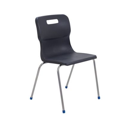 TITAN FOUR LEGGED CHAIR 460mm - CHARCOAL