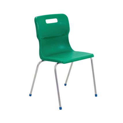 TITAN FOUR LEGGED CHAIR 460mm - GREEN