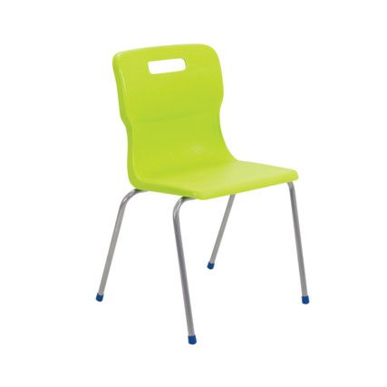 TITAN FOUR LEGGED CHAIR 460mm - LIME