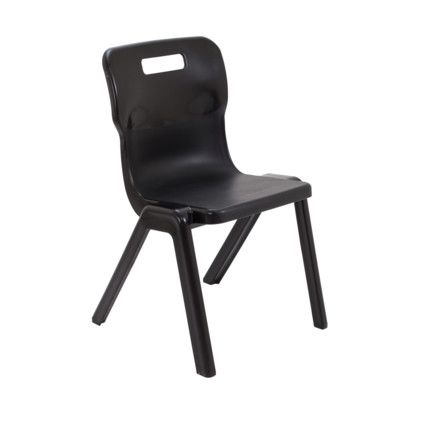 TITAN ONE-PIECE CHAIR 430mm - BLACK