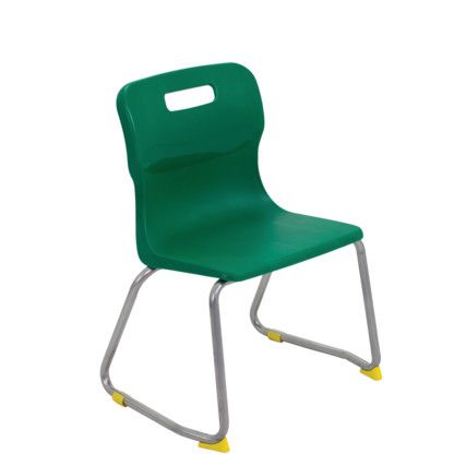 TITAN SKID BASE CHAIR 350mm - GREEN