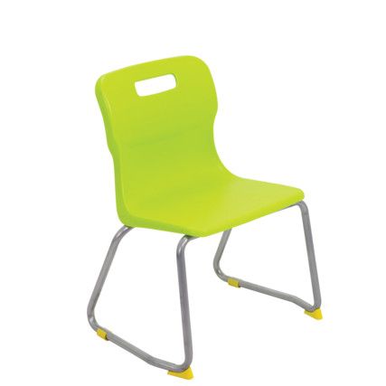 TITAN SKID BASE CHAIR 350mm - LIME