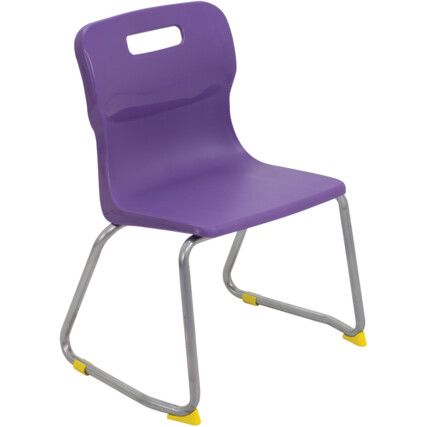 TITAN SKID BASE CHAIR 350mm - PURPLE