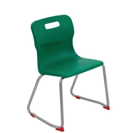 TITAN SKID BASE CHAIR 380mm - GREEN