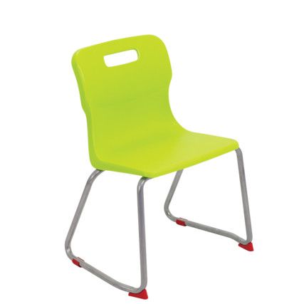 TITAN SKID BASE CHAIR 380mm - LIME