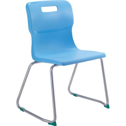 TITAN SKID BASE CHAIR 430mm - SKY BLUE