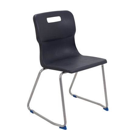 TITAN SKID BASE CHAIR 460mm - CHARCOAL