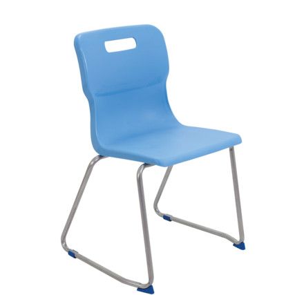 TITAN SKID BASE CHAIR 460mm - SKY BLUE