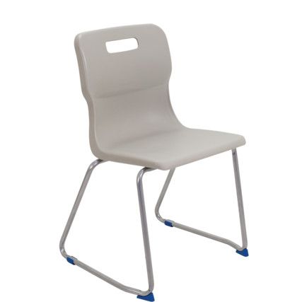 TITAN SKID BASE CHAIR 460mm - GREY