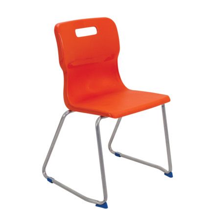 TITAN SKID BASE CHAIR 460mm - ORANGE