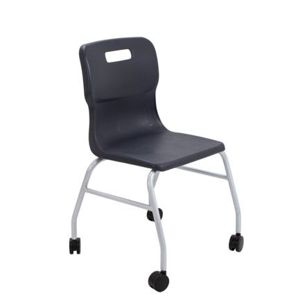 TITAN MOVE FOUR LEG WITH CASTORS13+ YEARS - CHARCOAL