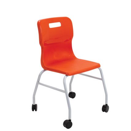 TITAN MOVE FOUR LEG WITH CASTORS13+ YEARS - ORANGE