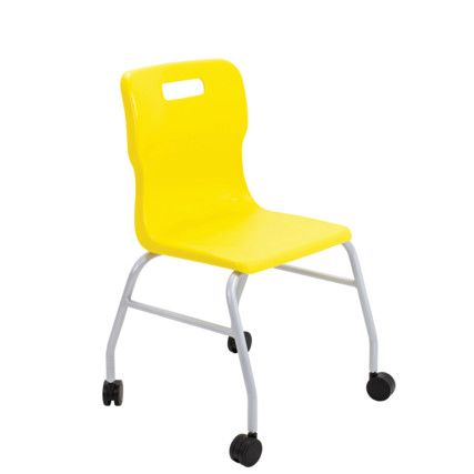 TITAN MOVE FOUR LEG WITH CASTORS13+ YEARS - YELLOW