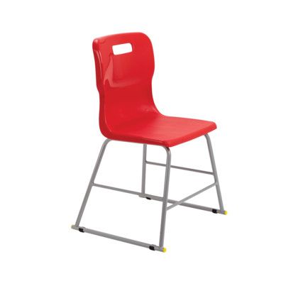 TITAN HIGH CHAIR 445mm - RED