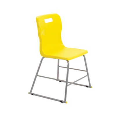 TITAN HIGH CHAIR 445mm - YELLOW