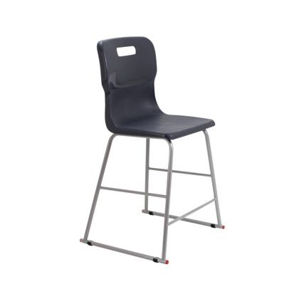 TITAN HIGH CHAIR 560mm - BLACK