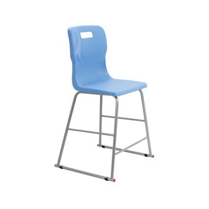 TITAN HIGH CHAIR 560mm - SKY BLUE