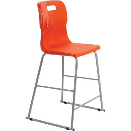 TITAN HIGH CHAIR 610mm - ORANGE