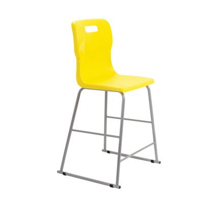 TITAN HIGH CHAIR 610mm - YELLOW