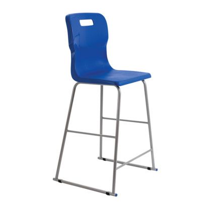 TITAN HIGH CHAIR 685mm - BLUE