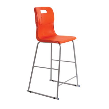 TITAN HIGH CHAIR 685mm - ORANGE