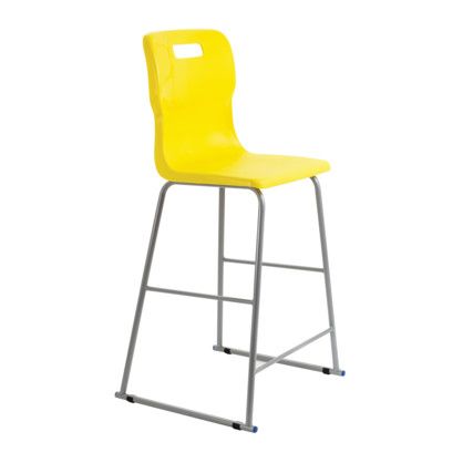 TITAN HIGH CHAIR 685mm - YELLOW