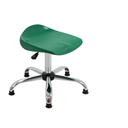 TITAN SENIOR SWIVEL STOOL 11+ YEARS WITH GLIDES - GREEN