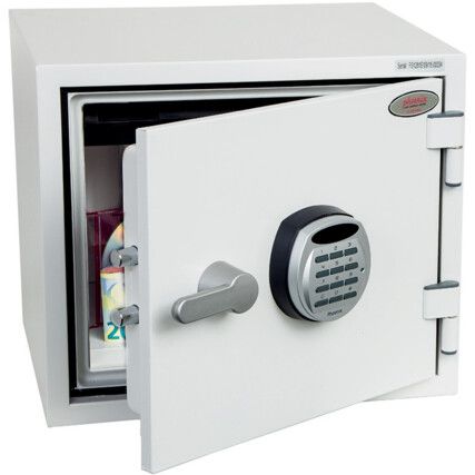 Safe, Combination Lock, White, Steel, 363 x 412 x 360mm