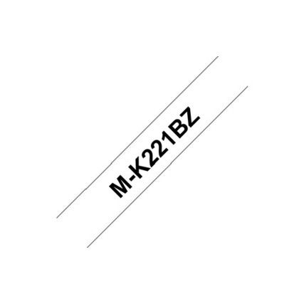 BROTHER MK221B 9mm P-TOUC H TAPE BLACK/WHITE