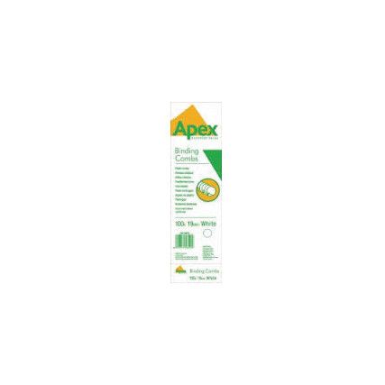 6203201 APEX BINDING COMB 19mm(PK-100)