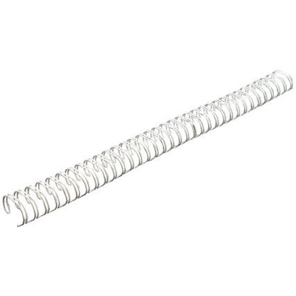 53274 WIRE BINDING ELEMENT 14.3mmWHT (PK-100)