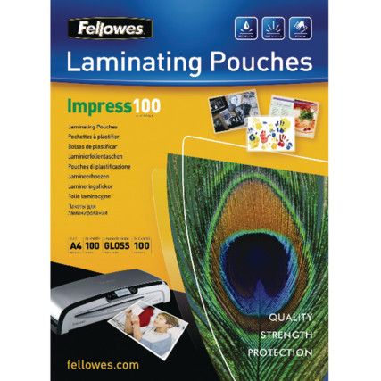 5351101 LAMINATING POUCH A4200MIC GLOSSY (PK-100)